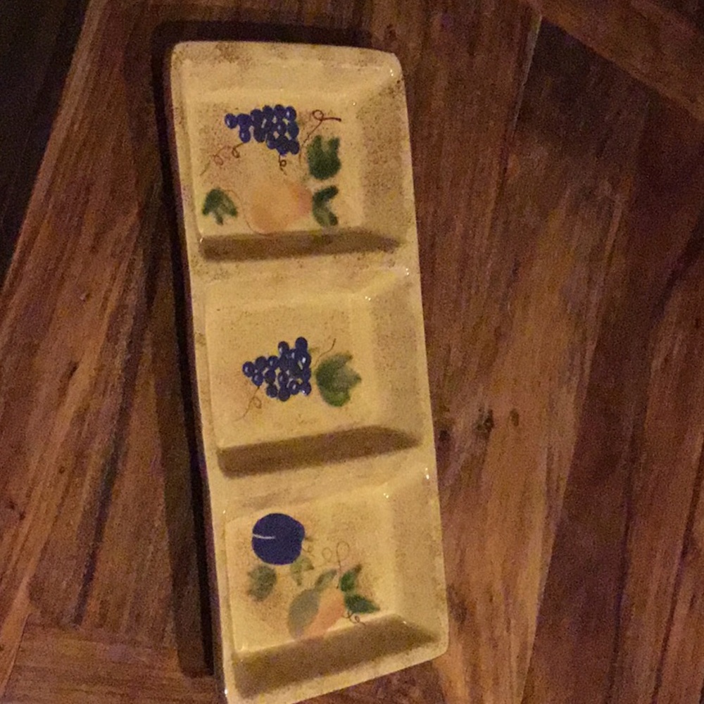 3 compartment platter